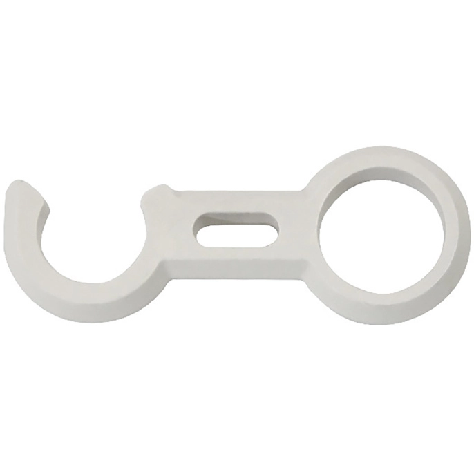 Крючок фиксатор трапа 25 мм белый (040546WT, 10269483)